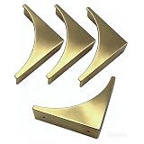 Corner Protectors for Furniture, Vintage Decorative Metal Corner Guards for Box Door Table Furniture Edge Cover Safety Guard Pack of 4 (Bronze)