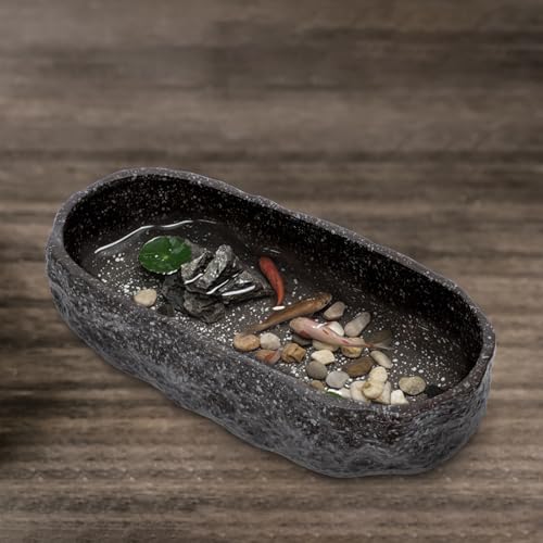 Pot céramique nénuphar étanche pour éviter les fuites sur le balcon