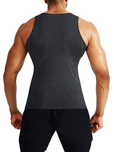 NELEUS Men's 3 Pack Dry Fit Compression Tank Top3