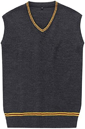 WOTOGOLD Cosplay Costumes unisex Vest Sweater Fall and Winter Waistcoat Red, X-Small