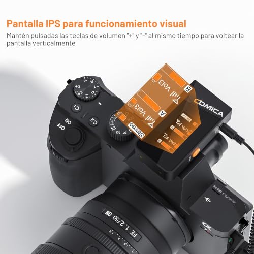 Micrófono inalámbrico Lavalier COMICA Vimo C1 para PC, videocámara y streaming en directo 4