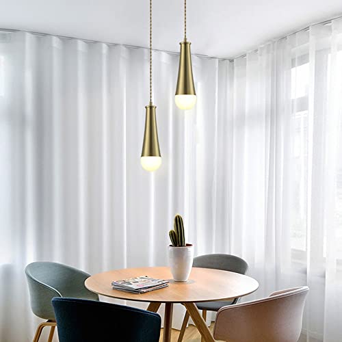 Petite suspension laiton gain de place pour table de nuit