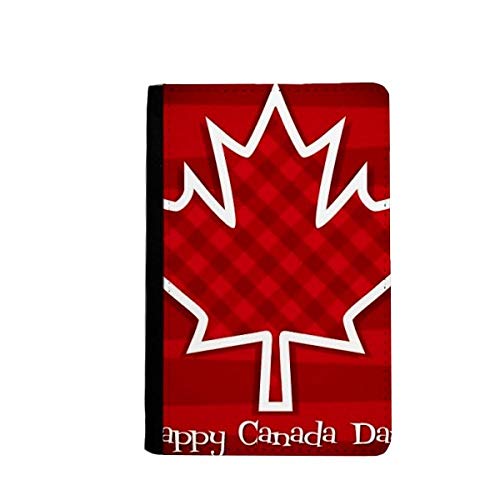 Porte-Passeport carré Feuille d'érable Étui Protection Fête du Canada 4 Juillet
