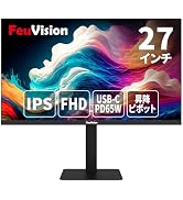 Amazon.co.jp: FeuVision PCモニター 27インチ 4K IPSパネル 液晶