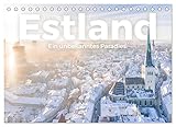 Estland - Ein unbekanntes Paradies. (Tischkalender 2023 DIN A5 quer), Calvendo Monatskalender - M. Scott 