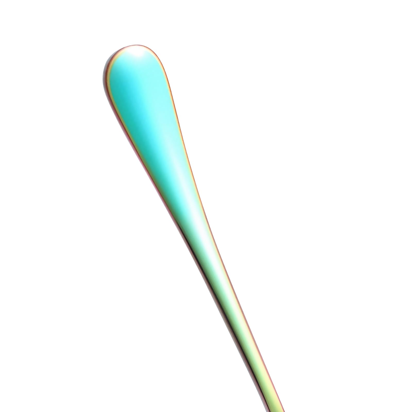 Juego de cubiertos para 6 personas, arco iris, 24 piezas, acero inoxidable, para camping, multicolor, incluye cuchara, tenedor y cuchillo, cubiertos de metal aptos para lavavajillas