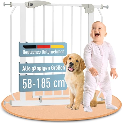 IB STYLE Treppenschutzgitter für Babys Berrin - Türschutzgitter, Absperrgitter, Kinderschutzgitter,â€¦ – Miniatur