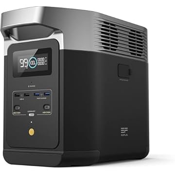 EF ECOFLOW Estação de Energia Portátil DELTA 2, Bateria LiFePO4 (LFP) de 1024 Wh, Carregamento Rápido de 0 a 80% em 50 Min, 6 Tomadas CA de 1800 W (X-Boost 2200 W), Energia de Falta de Energia e RVs