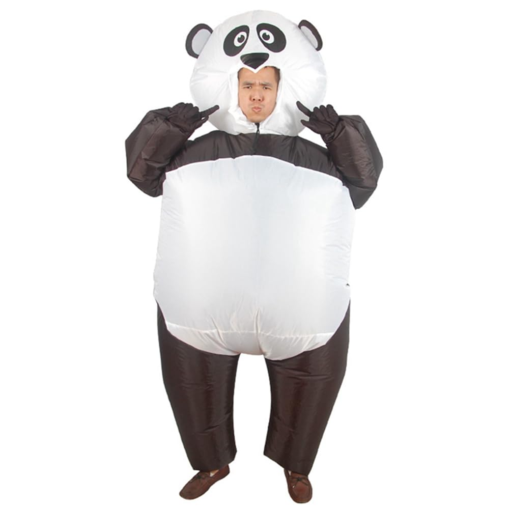 Disfraz Hinchable,Disfraz Hinchable Adulto,Disfraz Panda,Disfraz de Panda Gigante Adulto, Disfraz de Panda Hinchable Adulto, Disfraz de Carnaval para Hombre y Mujer, Disfraz de Despedida de Soltero