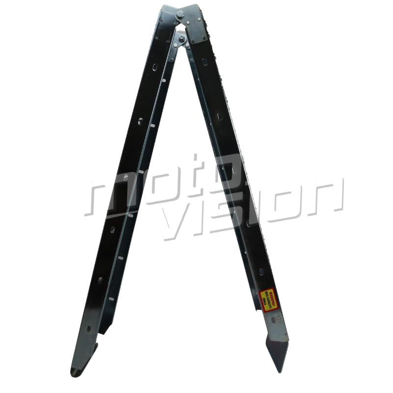 Rampa di ricarica per moto e quad pieghevole in acciaio, 200 kg, 193 x 23 cm, leggera e robusta