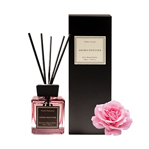 Indulge in Luxurious Fragrance with Peony Reed Diffuser Home Scent Diffuser Incense Diffuser The Perfect Addition to Your Home Decor 7.04 oz - Purple