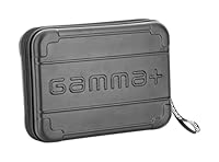Gamma+ Reiseetui für Haarschneider, Clipper, Trimmer und Rasierer | Organizer für Barber-Zubehör | Wasserdicht | Stoßfest | Leicht | Kompakte Größe | Hartschale | Schwarz