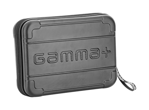 GAMMA+ Maletín Barbería Cortapelos Profesionales | Estuche de Viaje para Clipper, Trimmer y Afeitadoras | Organizador de Herramientas de Barbería | Impermeable | Tamaño Compacto | Rígido