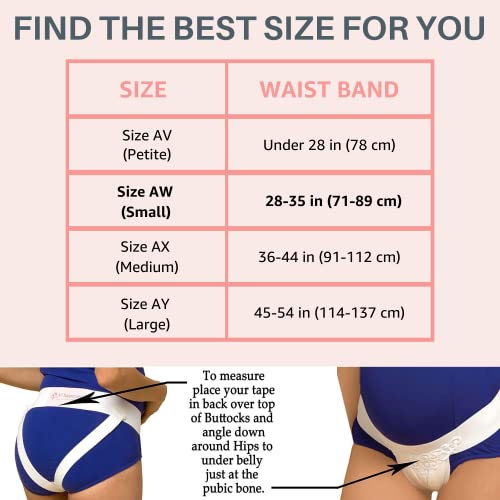 It's You Babe V2 Supporter Maternity Belt | Pelvic Floor Therapy For Vulvar Varicose Veins, Uterus & Organ Prolapse Support | Adjustable Pelvic Support Belt To Reduce Swelling | Customizable Compression Therapy & Hernia Belt | Pregnancy Must Haves, Size Aw #TOP2