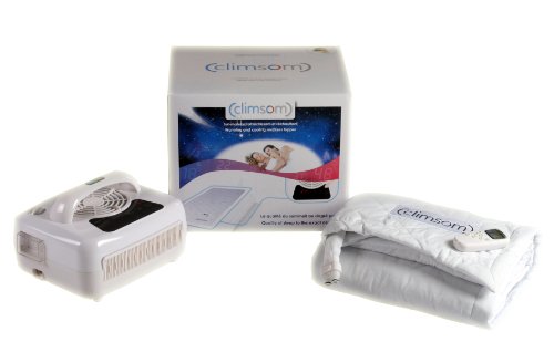 CLIMSOM Personal, Topper per materasso raffreddante e riscaldante, 70 x 190 cm, Topper per materasso raffreddante o per sostituire la coperta riscaldata, climatizzazione del letto