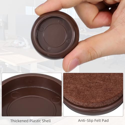 Posavasos pequeños de fieltro Angoily para mover electrodomésticos sin dañar la madera 5