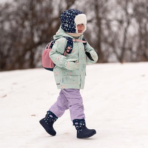 Image of JAN & JUL Waterproof Trapper Hat for Baby and Kids, Insulated Winter Hat with Faux Fur Lining