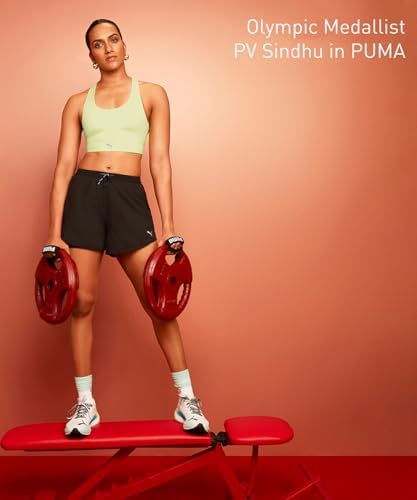 PUMA Kadın RUN VELOCITY 3" SHORT W Şort PUMA Black-Gold Moon M - Görsel 5