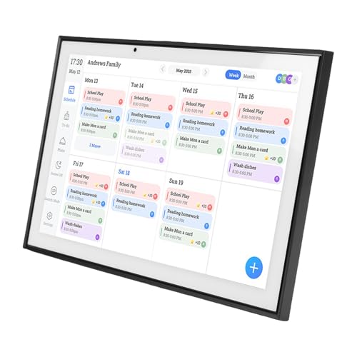 Calendrier numérique intelligent 10,1 pouces tactile IPS Wakects