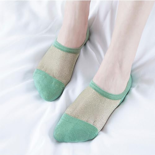 Image of Benefeet Sox Sheer No Show Socks Women Girls Cute Thin Mesh Low Cut Liner Socks for Loafers Boat Shoes