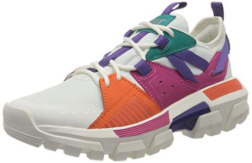 Caterpillar Raider Sport P110063, Womens, White/Orange/Pink, 9 US