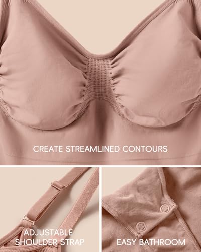 Image of Backless Thong Shapewear for Women with Tummy Control, Seamless Sculpting Bodysuit for Workouts and Daily Wear