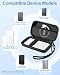 ProCase Tasche für iPhone Air MagSafe Batterie, MagSafe Akku Tragtasche mit Henkel und Netztasche, Passt für iPhone Air MagSafe Battery und Kabel Ladegerät -Schwarz