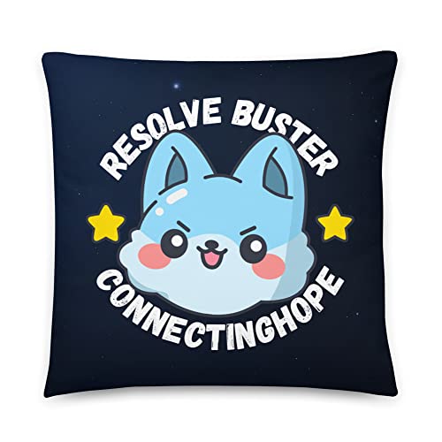 Decorative Throw Pillows - Resolve Buster Space Hunter Couch Cushion - 18" X 18" Soft Pillow Inserts With Case - Machine Washable Sofa Pillows With Hidden Zipper #TOP3
