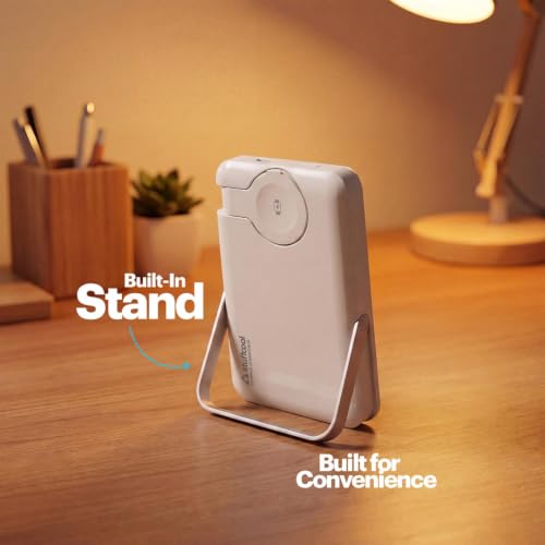 Image of Stuffcool Omni 3-in-1 10000mAh Magnetic Wireless Powerbank with Dedicated Apple Watch Charging Module, Charges AirPods, Aluminium Stand, 15W Wireless & 20W PD Type-C Input /Output
