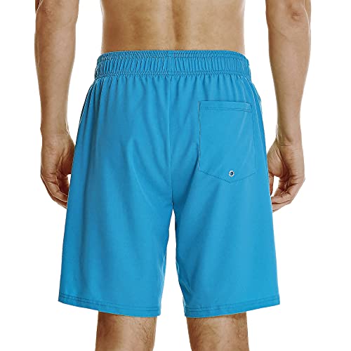 Image of HOdo Mens Swim Trunks with Mesh Liner 9 inch Quick Dry Swim Shorts Bathing Suits for Men Swimwear Board Shorts wiht Pockets