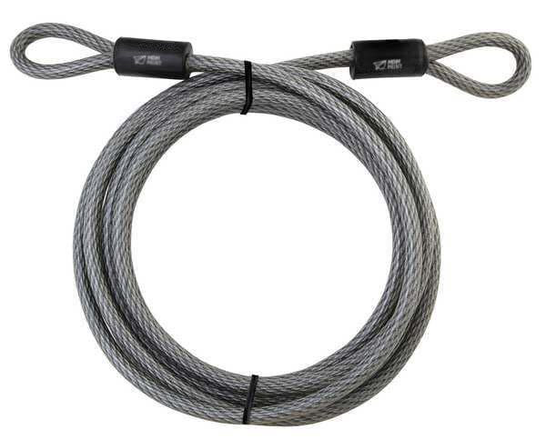Security Cable, 3/8 in, 15 ft, Woven Steel