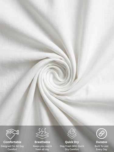 Image of Leriya Fashion Linen Loose Pants for Woman |Linen Trouser for Women | Ankle Length Straight Pant Women | Ladies Loose Pants Woman with Elastic Closure |High Waist Formal Office Trousers
