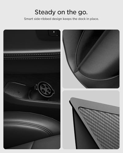 Image of Spigen J1772 Charging Adapter Door Dock for Tesla Model Y Juniper & YL | Only Premium and Performance 2026 /2025 - J1772 Charging Adapter Not Included