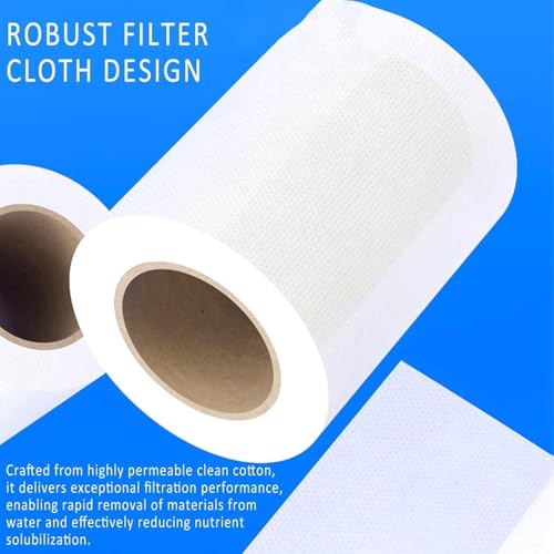 Filtre à tambour Smart Aquarium avec contrôle d'application, rouleau polaire automatique pour réservoir d'eau salée, système d'auto-nettoyage avec capteur, kit de tapis de filtre suspendu facile, rédu