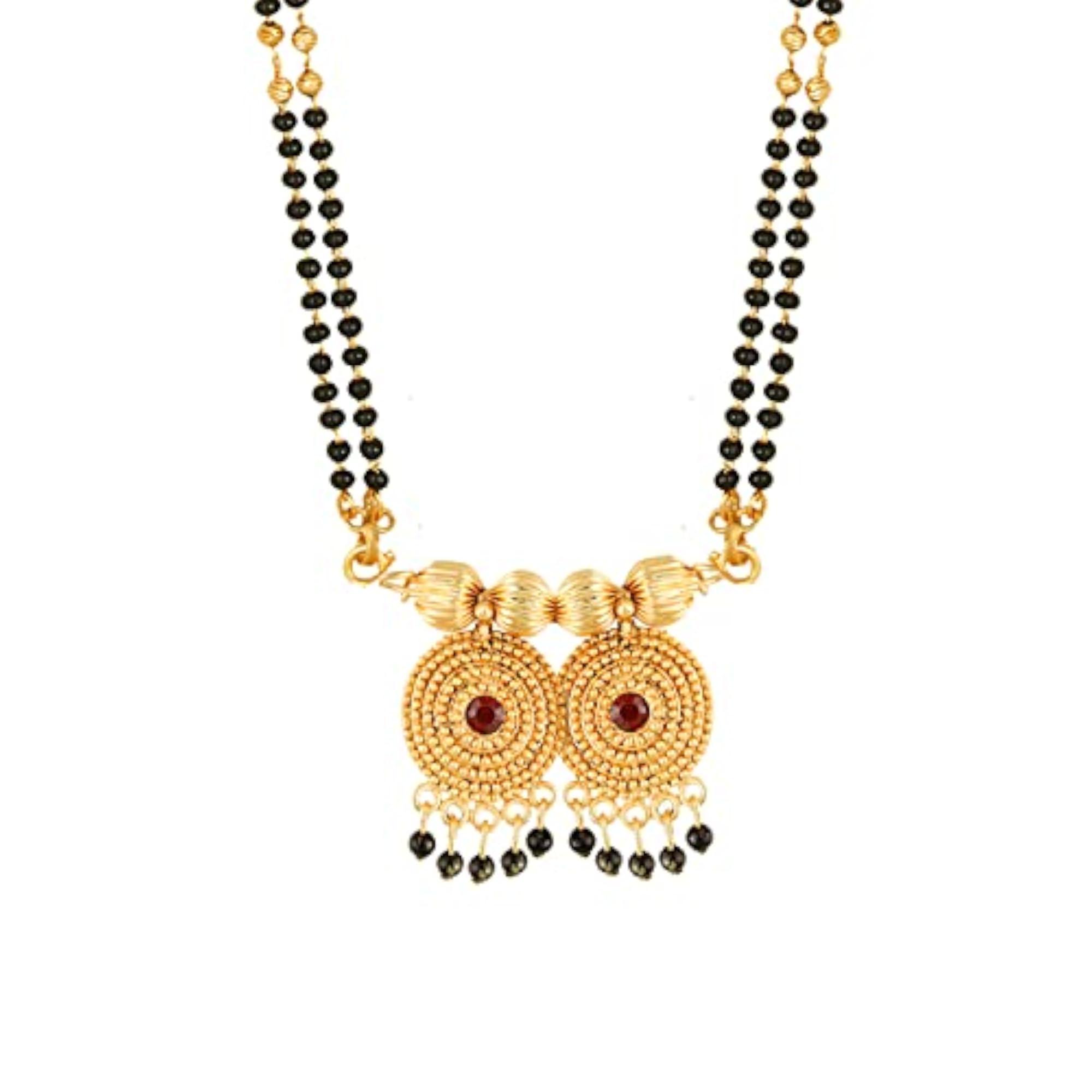 2 Pcs Traditional Vati Wati Mangalsutra for Women, South Indian Style