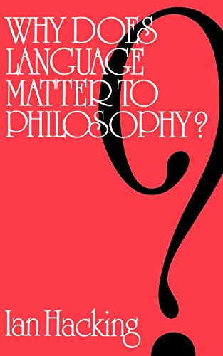 Why Does Language Matter to Philosophy? view 2