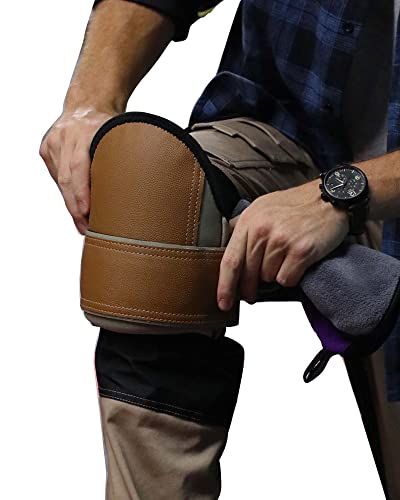 Tile Grout Knee Pads 2 Pairs,One Strap Pads of Knee