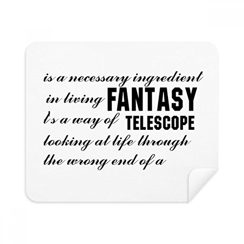 Chiffon de nettoyage écran et lunettes en suède 2pcs Fantasy est Ici