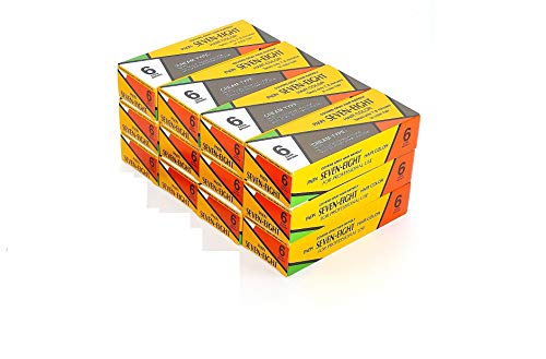 12 Piezas Paon Seven-Eight Tinte Crema Color Castaño Oscuro #6