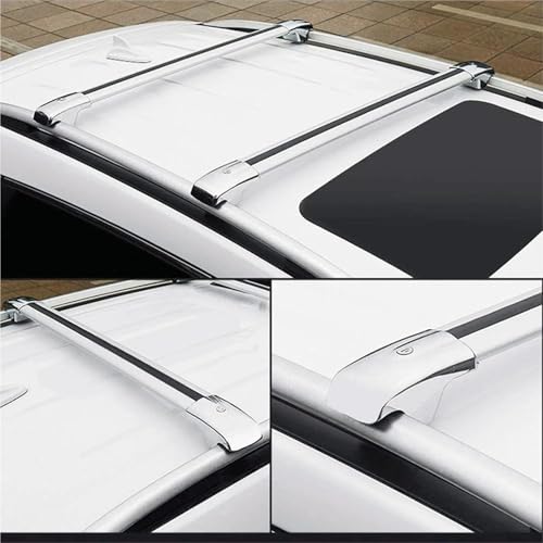 Barras de techo Nissan Pathfinder 2013-2021 de aluminio con antirrobo 3