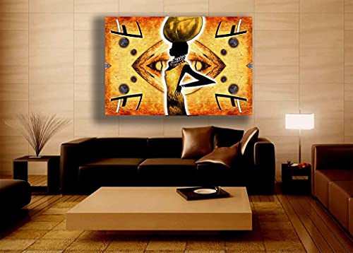 Quadro Moderno ETNICO arte africana donna africa