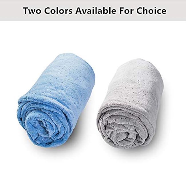 C Shaped Pregnancy Pillowcase, Breathable Velour Replacement Cover with Zipper for Maternity Pillow, Cover Only (Grey)