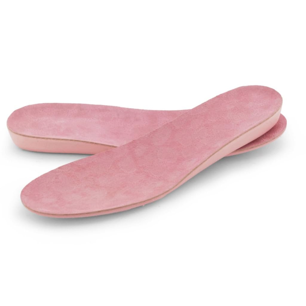 Semelle invisible surélevée en cuir de porc rose huit 44