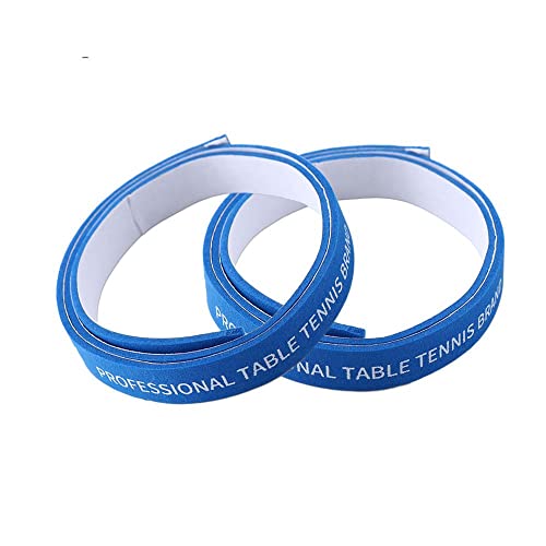 4pcs Table Tennis Side Tape Racket Paddle Protection Sponge Tape Anti-Collision Protector Ping Pong Racket Sides Protect Tape(Blue)