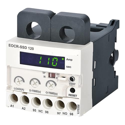 Protector de motor EOCR-SSD soluciona fallos por sobrecarga térmica en 110VAC