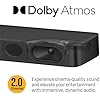 Westinghouse Sound Bar for Smart TV, 2.0 Compact Soundbar with Dolby Atmos and Digital Plus, 120W Surround Sound System for TV, Home Theater Audio, eArc, HDMI, Bluetooth, Roku TV Ready