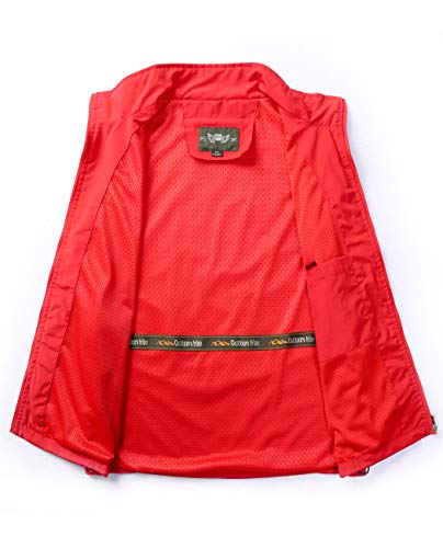 Image of Hixiaohe Mens Lightweight Vest Outerwear Casual Summer Outdoor Travel Vest for Hiking Fishing Golf Photo Work with Pockets
