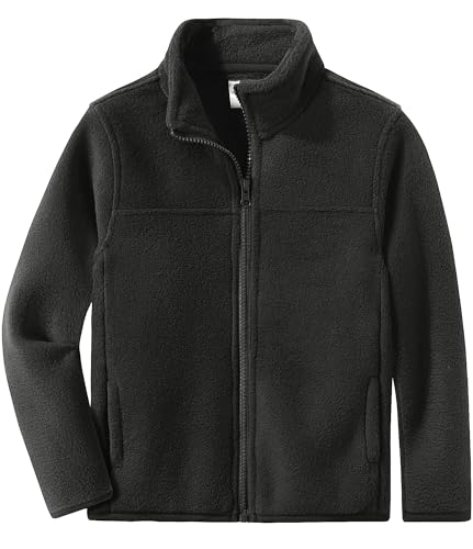 Image of Spring&Gege Youth Solid Full-Zip Polar Fleece Jacket for Children