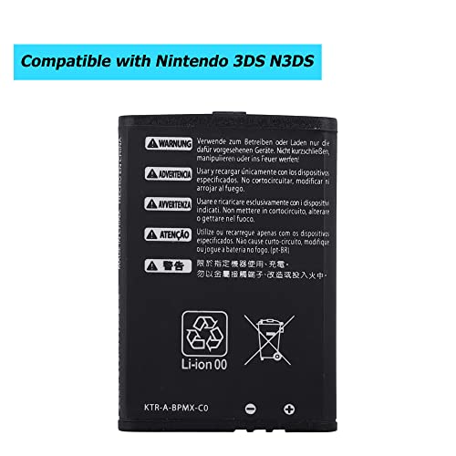 Image of KTR-003 Replacement Battery Compatible with New Nintendo 3DS N3DS with Toolkit