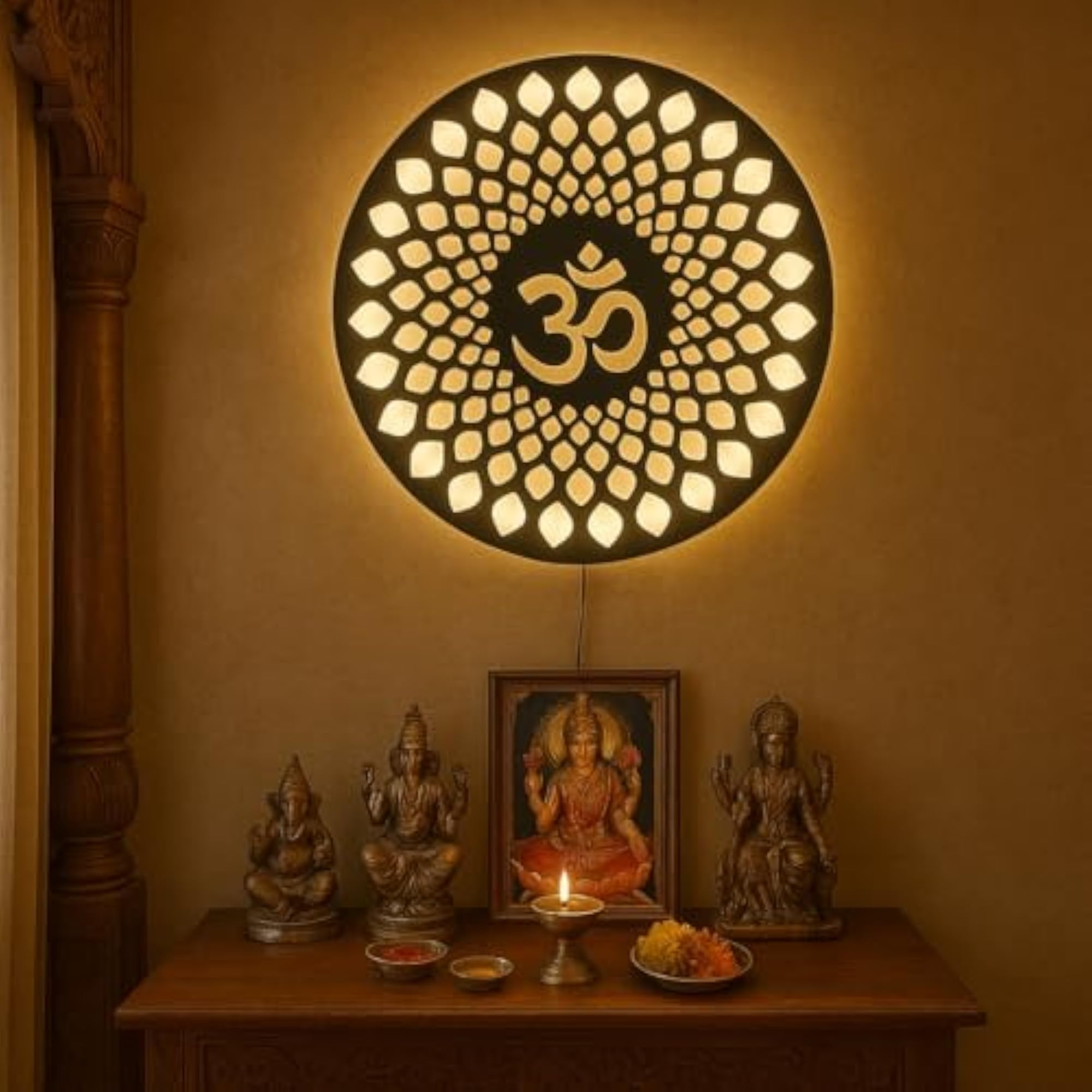 M.K Handicraft OM Metal Wall Art